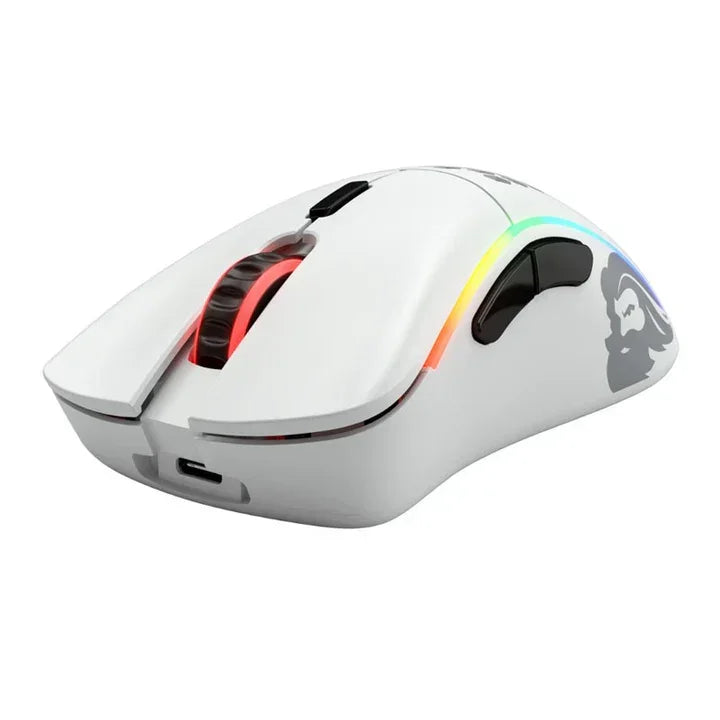 Glorious Model D Minus Wireless Gaming Mouse - Matte White - Tashqila Glorious Model D Minus Wireless Gaming Mouse - Matte White - Tashqila